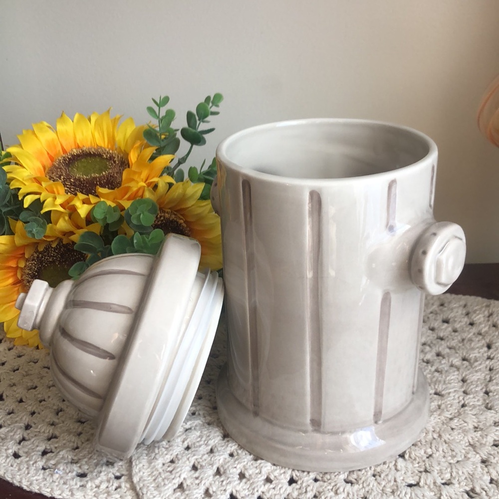 Blue Sky Fire Hydrant TREATS Dog Canister - Picture 6 of 11